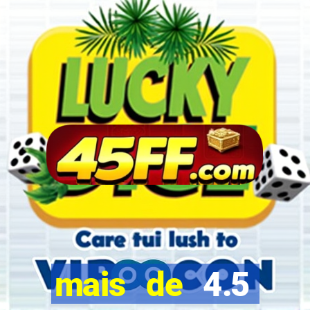 mais de 4.5 escanteios o que significa